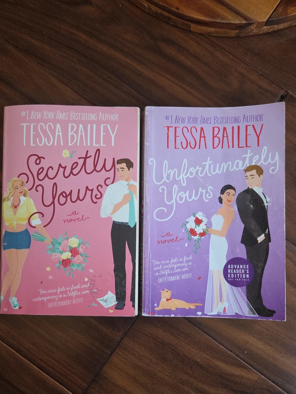 Secretly Yours and Unfortunately Yours - Tessa Bailey - Paperback Books